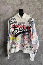 Murakami Graffiti Print Hoodie