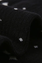 Two Tone Slouchy Letter Printed Socks