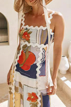 Belinda Chic Casual Vintage Geometric Print Dresses, Ripple Patchwork Designer Dress Edit