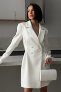 Fitted Blazer Midi Dress