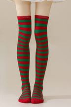 Striped Knee High Socks