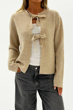 PCSILLY LS REV TIE KNIT NOOS BC