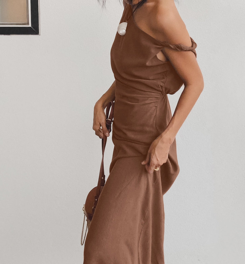 Westwick Maxi Dress Brown