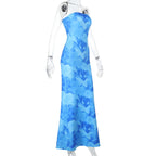 Pires Maxi Dress Blue