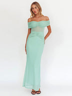 Vasily Maxi Dress Light Green