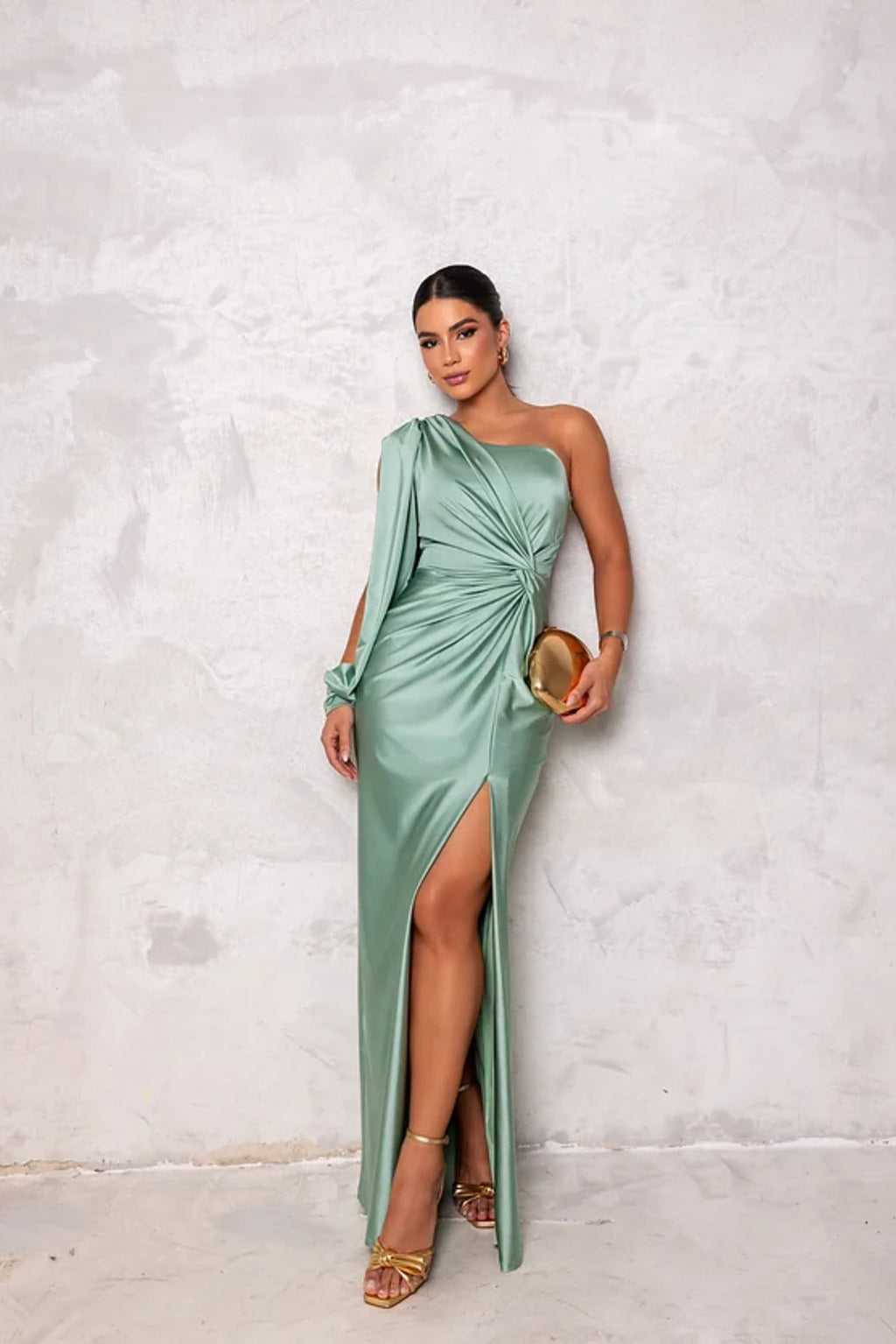 Rachel Timeless Satin Dress Designer Edit