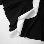 Ruffle Charm 2.0 Mini Dress Black