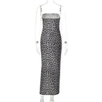 Severus Slit Dress Brown