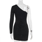 Graceful edge Dress Black