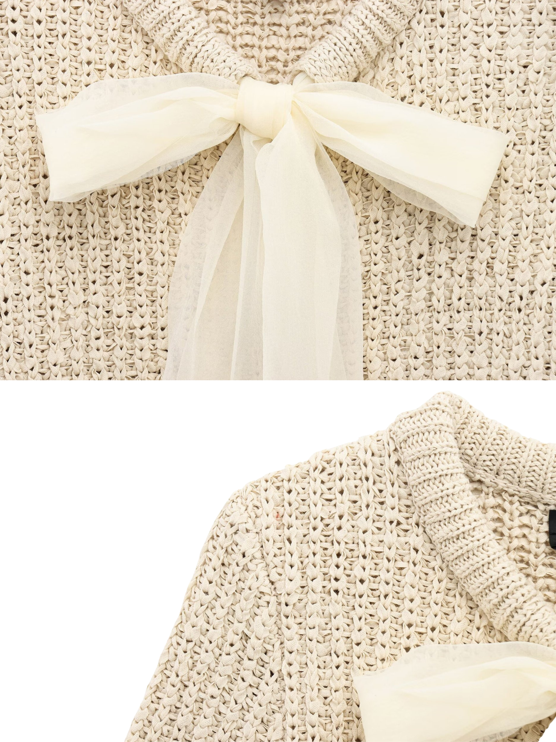 Jazmyne Bow Knit Cardigan