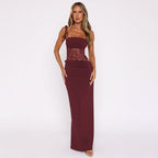 Stella Maxi Dress Maroon