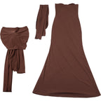 Carway Maxi Dress Brown