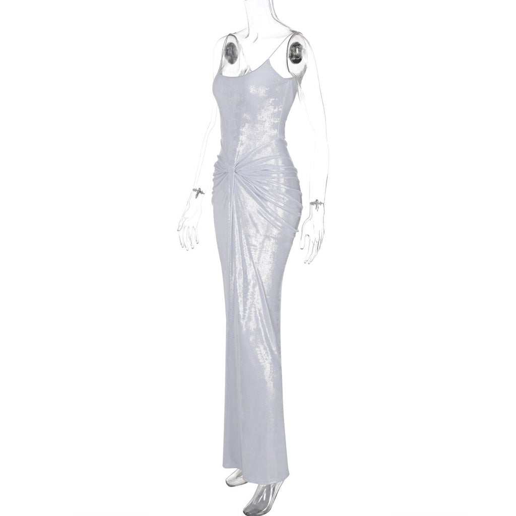 Vinson Maxi Dress Silver