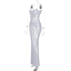 Vinson Maxi Dress Silver