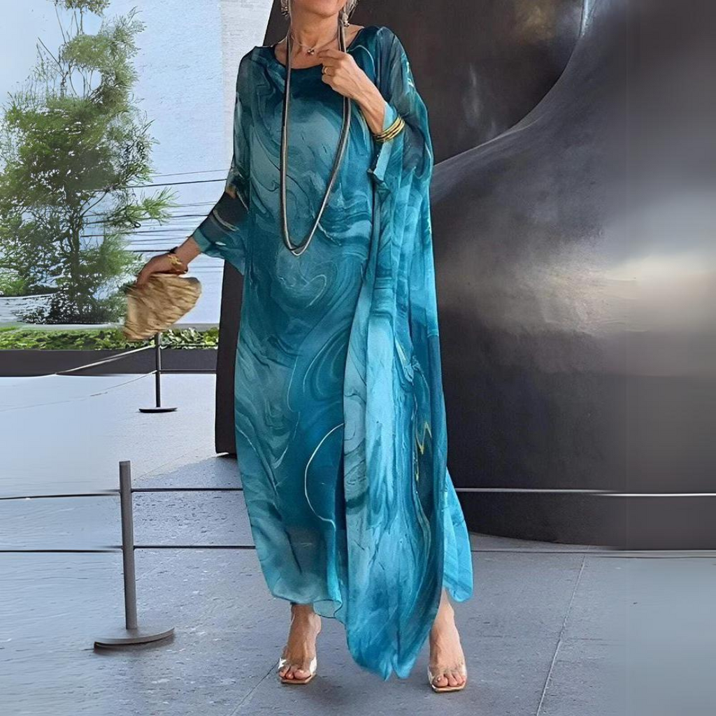 Marcia Exclusive Silk Chiffon Dress Evening Wear Edit