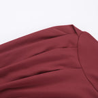 Ruby Radiance Dress Maroon