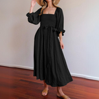 Stella Exclusive French Dress with Ruffled Sleeves Boutique Collection