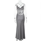 Wilkinson Maxi Dress Black/White