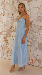 Lecter Maxi Dress Blue