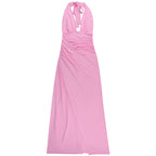 Rosier Slit Dress Pink