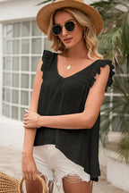 Hey Sun Ray V-Back Lace Tank Top - 4 Colors