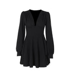 Bloom Skater Dress Black