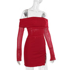 Flame Kissed Dress Red
