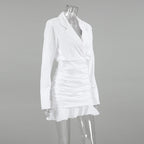 Greece Babe Mini Dress White