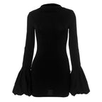 Palvin Bodycon Dress Black