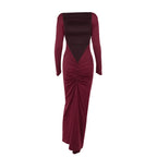 Mulberry Maxi Dress Maroon