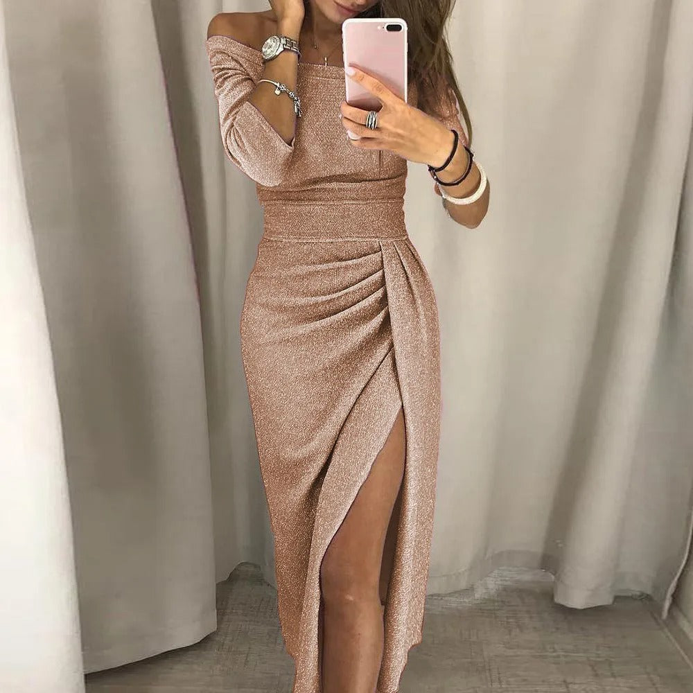 Contemporary Paola Womens High Waisted Dress for Modern Fashion Wear