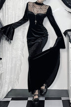 Spider Lace Gothic Dress