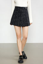 Fajr Black Pleated Skirt