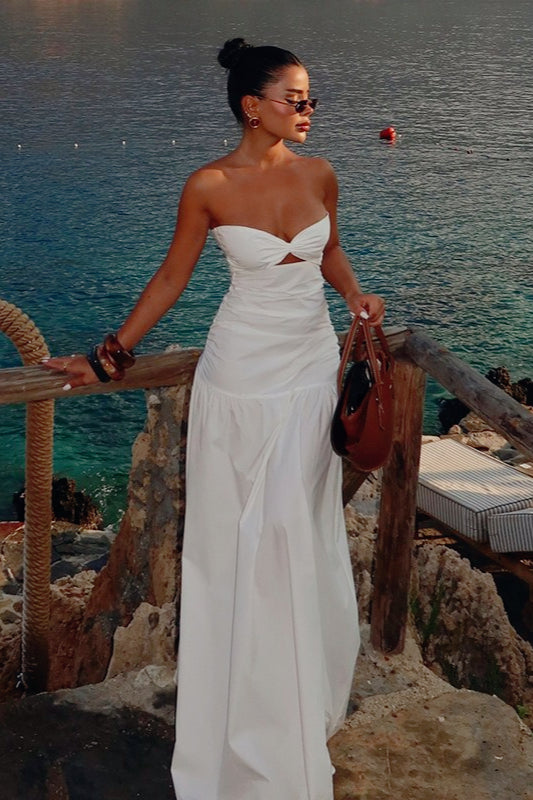 CutOut Strapless Birthday Dress