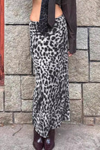Leopard Print High Waist Bodycon Skirt