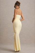Elegant Strapless Party Dress