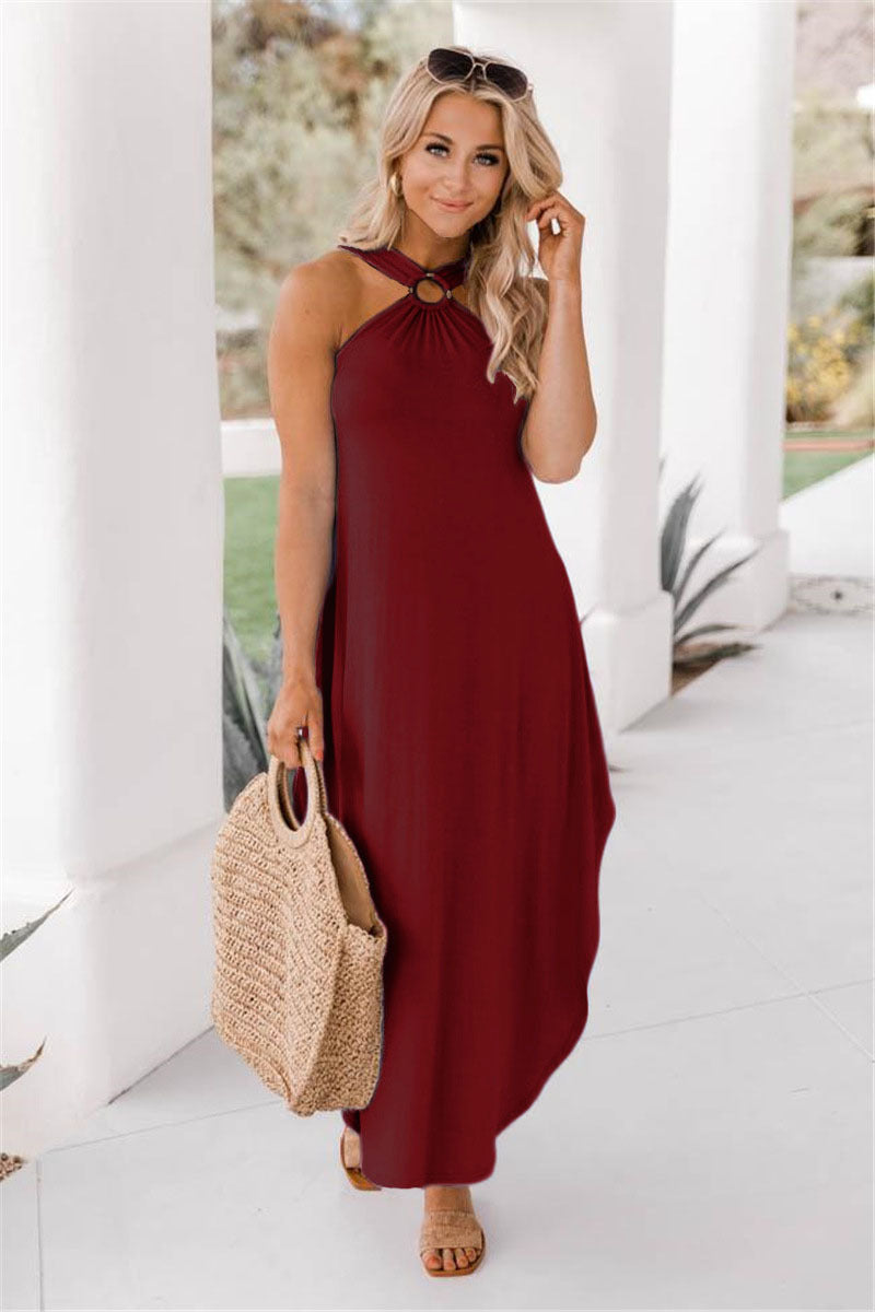 halter maxi dresses