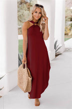 halter maxi dresses