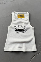 High Street Casual Sleeveless Tank Top