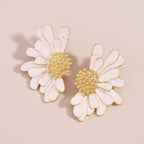 Retro Alloy Floral Pattern Earrings