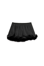 Romantic Drama Chiffon Wavy Ruffles Elastic Waist Loose Shorts