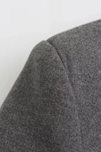 Oversized V-Neck Padded Blazer