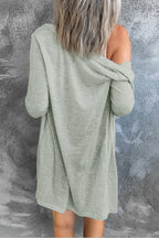 Casual Button Front Open Front Cover Up