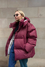 Relaxed Fit Quilted Longline Coat