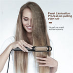 Corrugated flat automatic curling iron