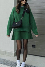 Knitted Two-Piece Skirt