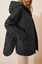 Casual Long Hooded Puffer Jacket