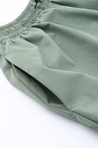 Casual Loose Drawstring Waist Cargo Pant