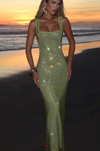 Sequin Rhinestone Bodycon Party Dress