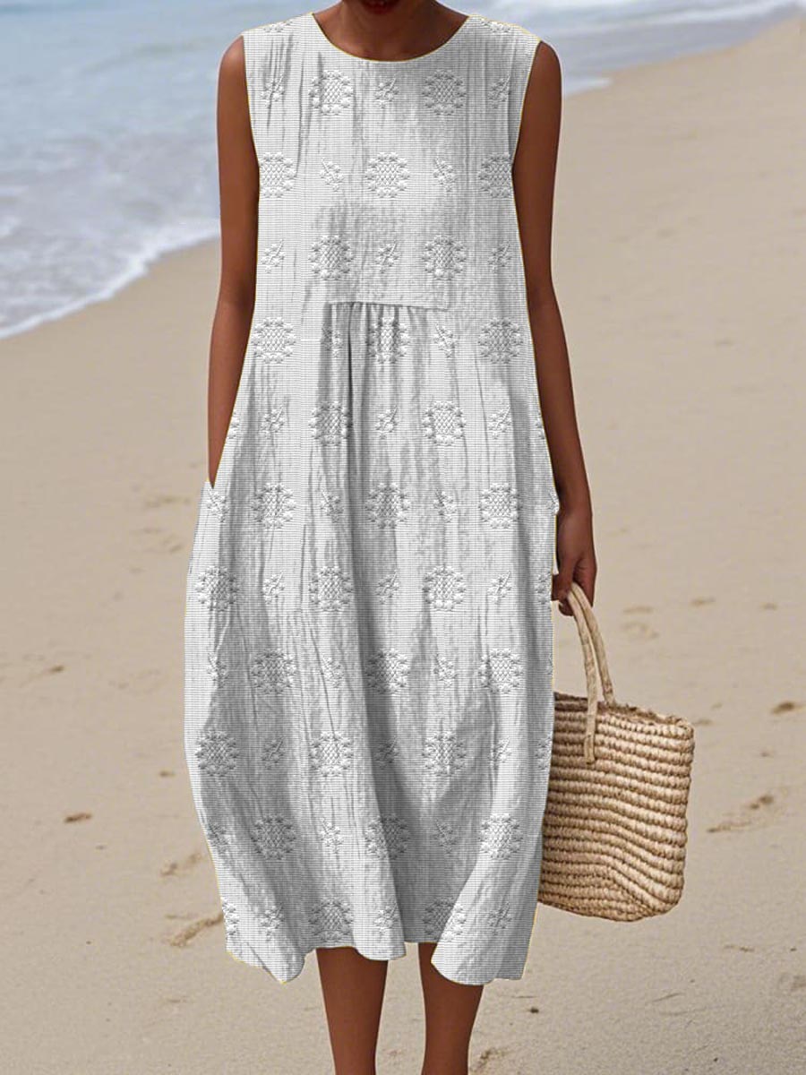 Iris Elegant Sleeveless Womens Dress with Contemporary Everyday Styling